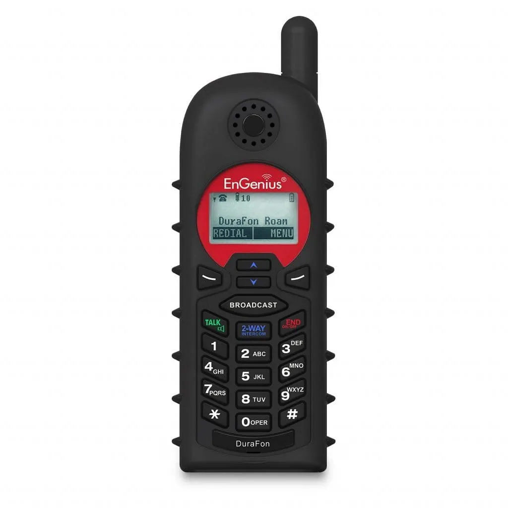 EnGenius DURAFONROAM-HC — DURAFON ROAM IS A SIP-BASED, LONG-RANGE VOICE COMMUNICATION SYSTEM WITH CALL HAN