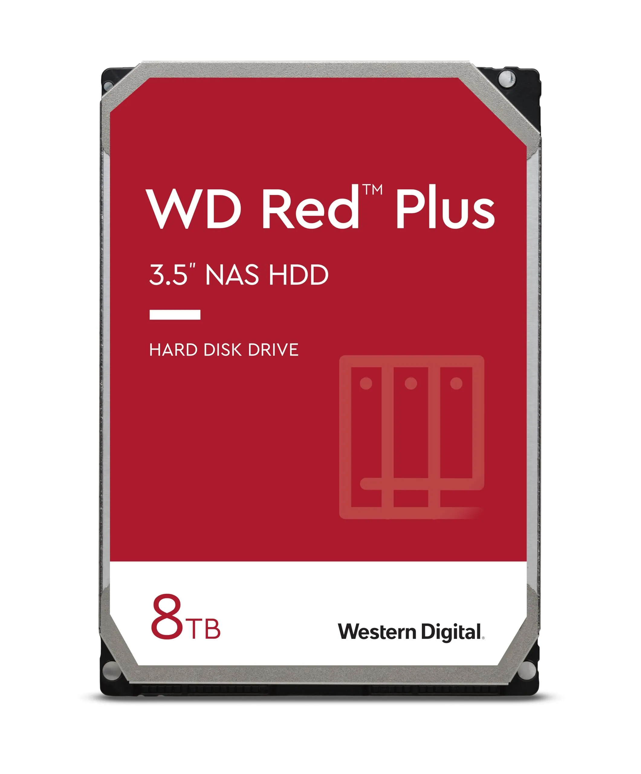 Western Digital WD80EFPX - Western Digital, Red Plus, 8TB, Internal NAS HDD, 3.5, 5400 