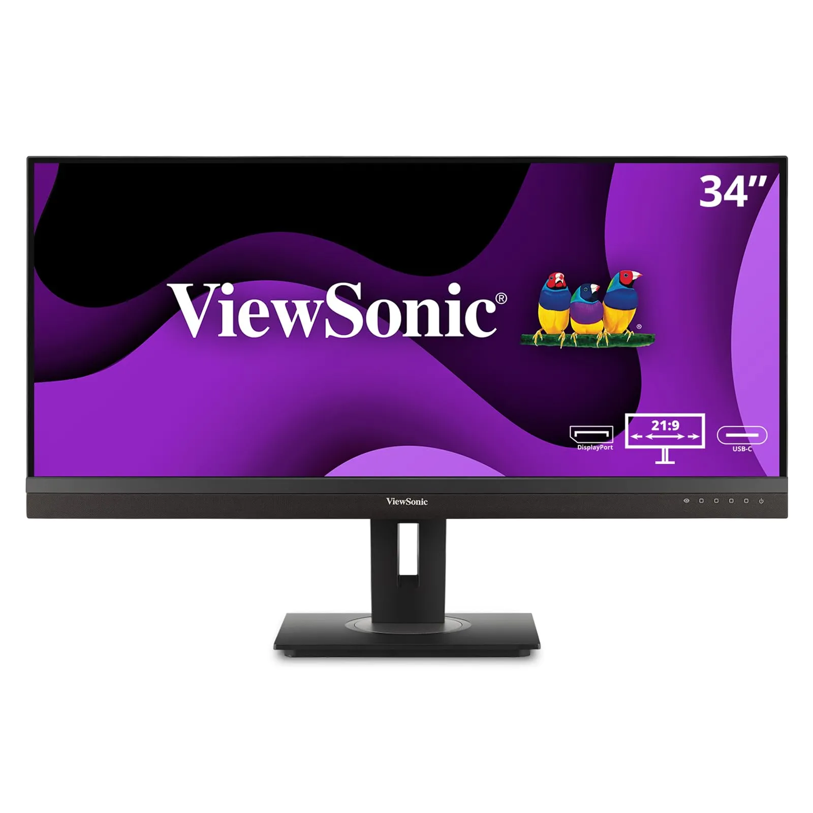 VIEWSONIC VG3456A - 34IN WQHD ERGONOMIC 21:9 DOCKING MONITOR WITH USB C (100W) A