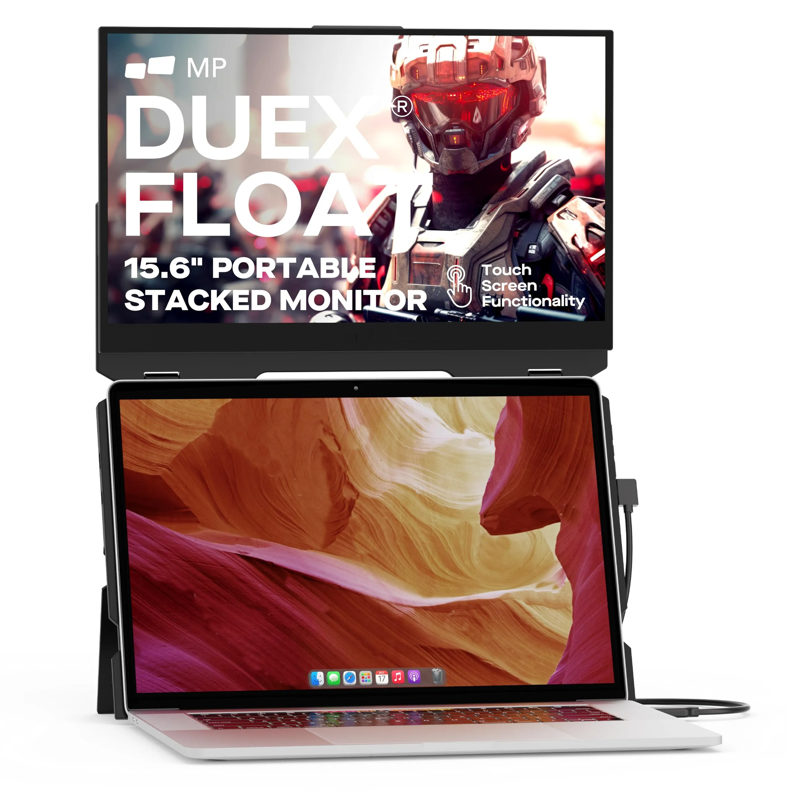 Mobile Pixels 101-1011P01 — DUEX FLOAT MOBILE PIXELS 15.6IN STACKED PORTABLE LCD SCREEN