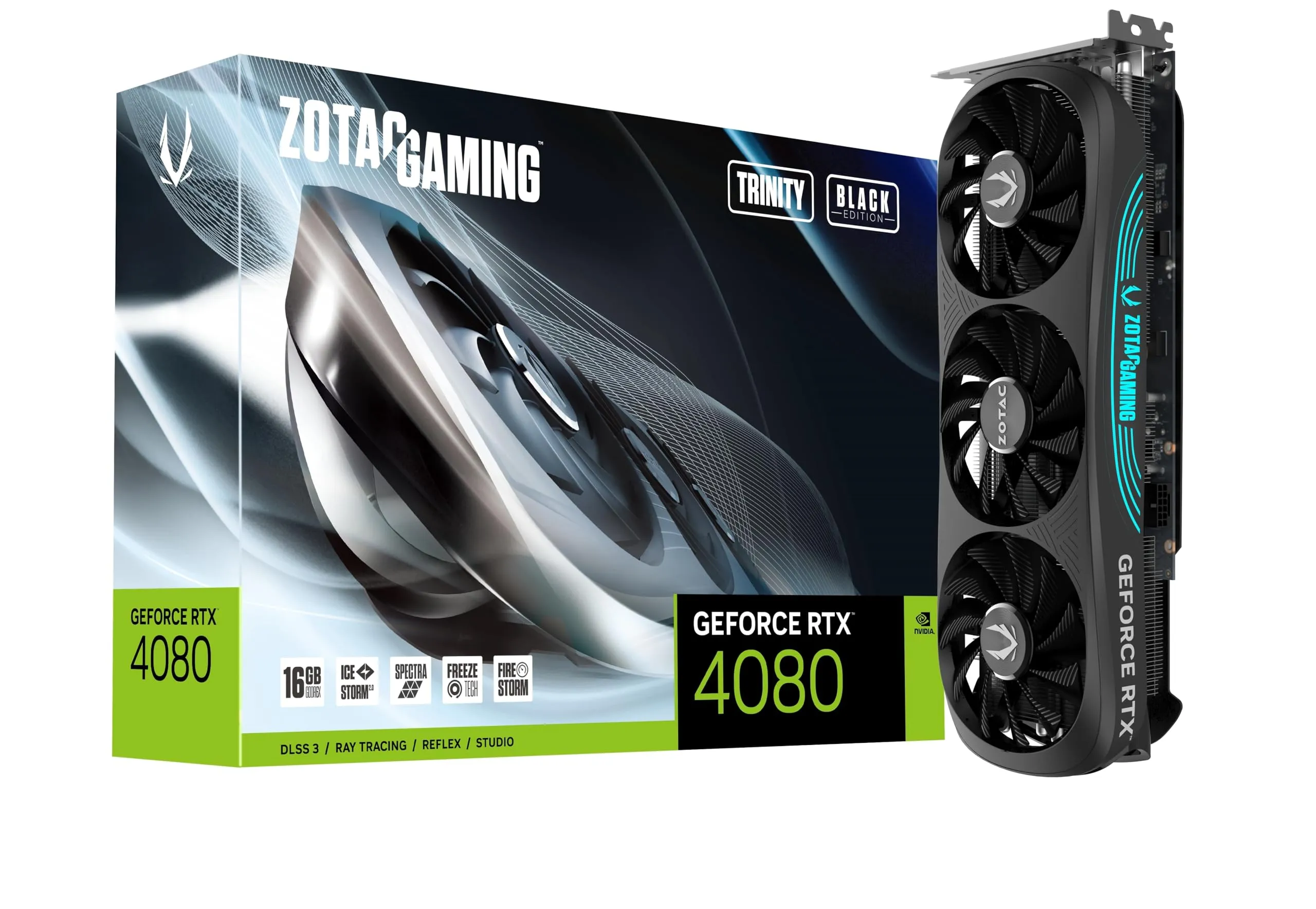 ZOTAC ZT-D40810P-10P - ZOTAC GeForce RTX 4080 16GB Trinity Black Edition