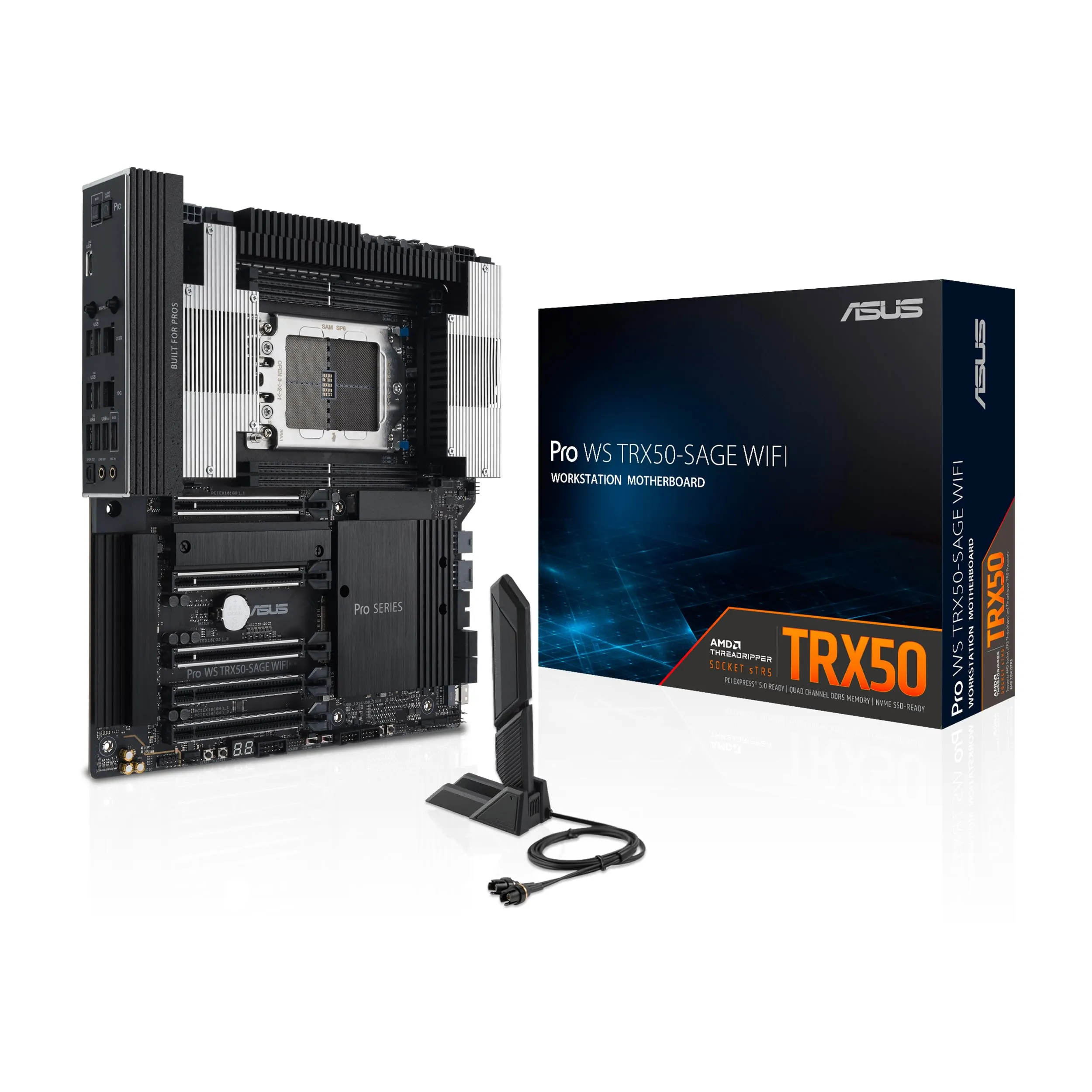 ASUS PRO WS TRX50-SAGE WIFI - ASUS Pro WS TRX50-SAGE WIFI TRX50 Motherboard