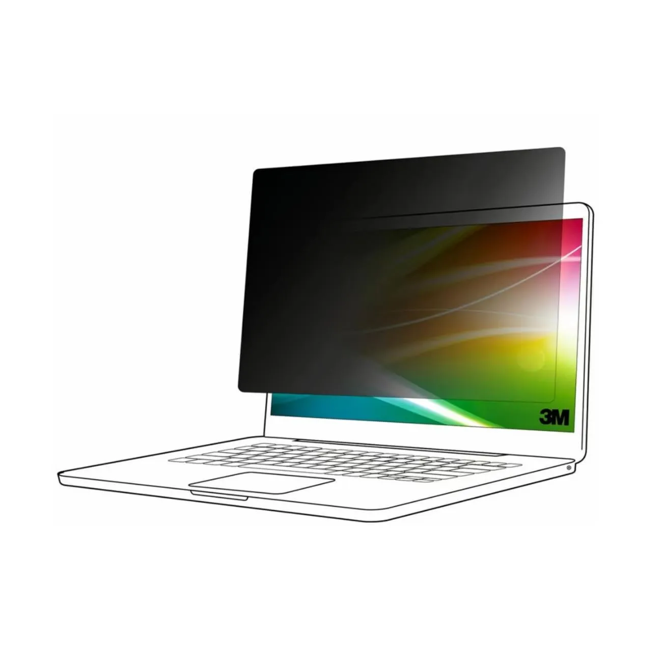 3M BP160W1B — 3M Bright Screen Privacy Filter for 16" Laptop (16:10)