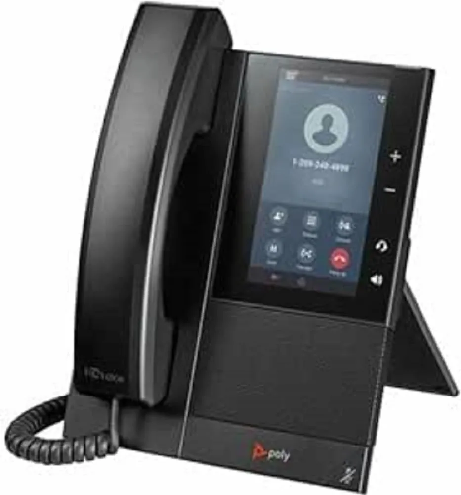 HP 82Z82AA — POLY CCX 505 BUSINESS MEDIA PHONE WITH OPEN SIP AND POE-ENABLED