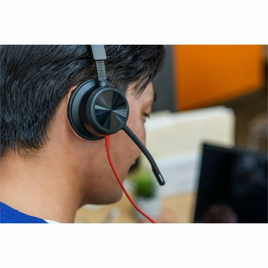 HP 7E2K6AA#ABA — POLY BLACKWIRE 8225 HEADSET +USB-C/A ADAPTER TAA US