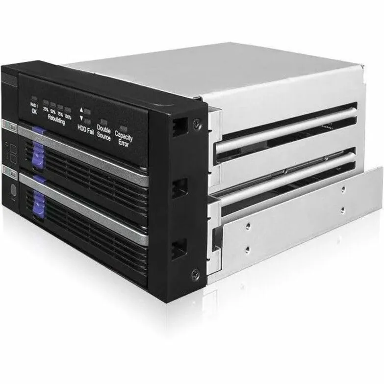 Icy Dock MB901SPR-B R1 - ICY DOCK FatCage RAID Dual 2.53.5 SATA Drive Enclosure