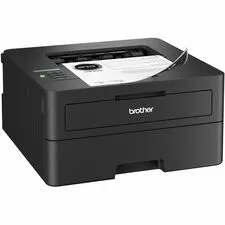 Brother BRT HLL2460DW — Brother Wireless HL-L2460DW Compact Monochrome Laser Printer, Duplex and Mobile Printing - Printer - 36 ppm Mono Print - 1200 x 1200 dpi Print - Automatic Duplex Print - 1 x Input Tray 250 Sheet, 1 x Manual Feed Slot 1 Sheet, 1x Output Bin 100 Sheet - Gigabit Ethernet - Wireless LAN - Hi-Speed USB 2.0 - Mopria, Apple AirPrint, Wi-Fi Direct, Brother Mobile Connect