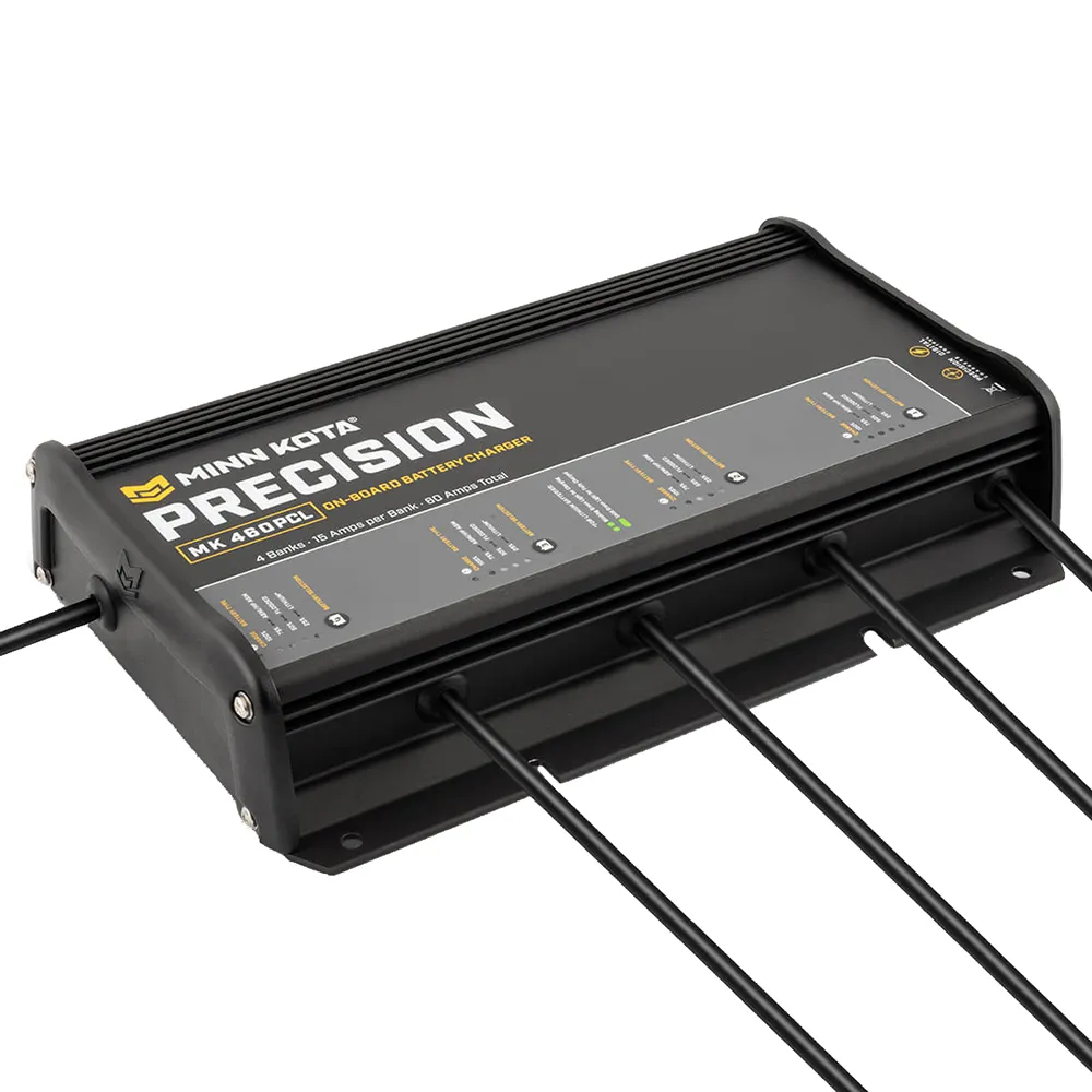 Minn Kota 1834604 — Minn Kota MK-460 PCL 4 Bank 15 AMP Lithium Charger