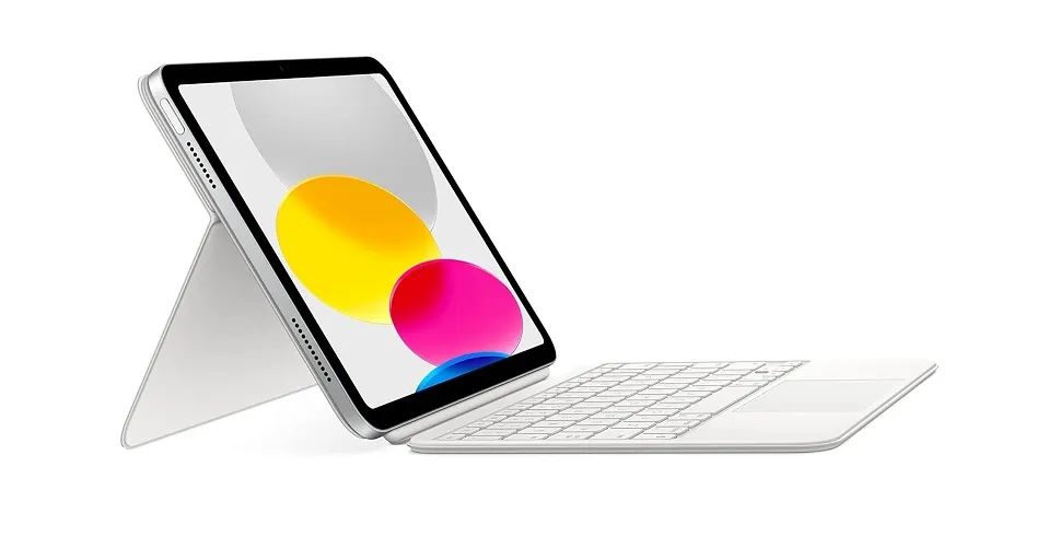 Apple MQDP3LL/A — Apple Magic Keyboard Folio for iPad 10th Gen - White