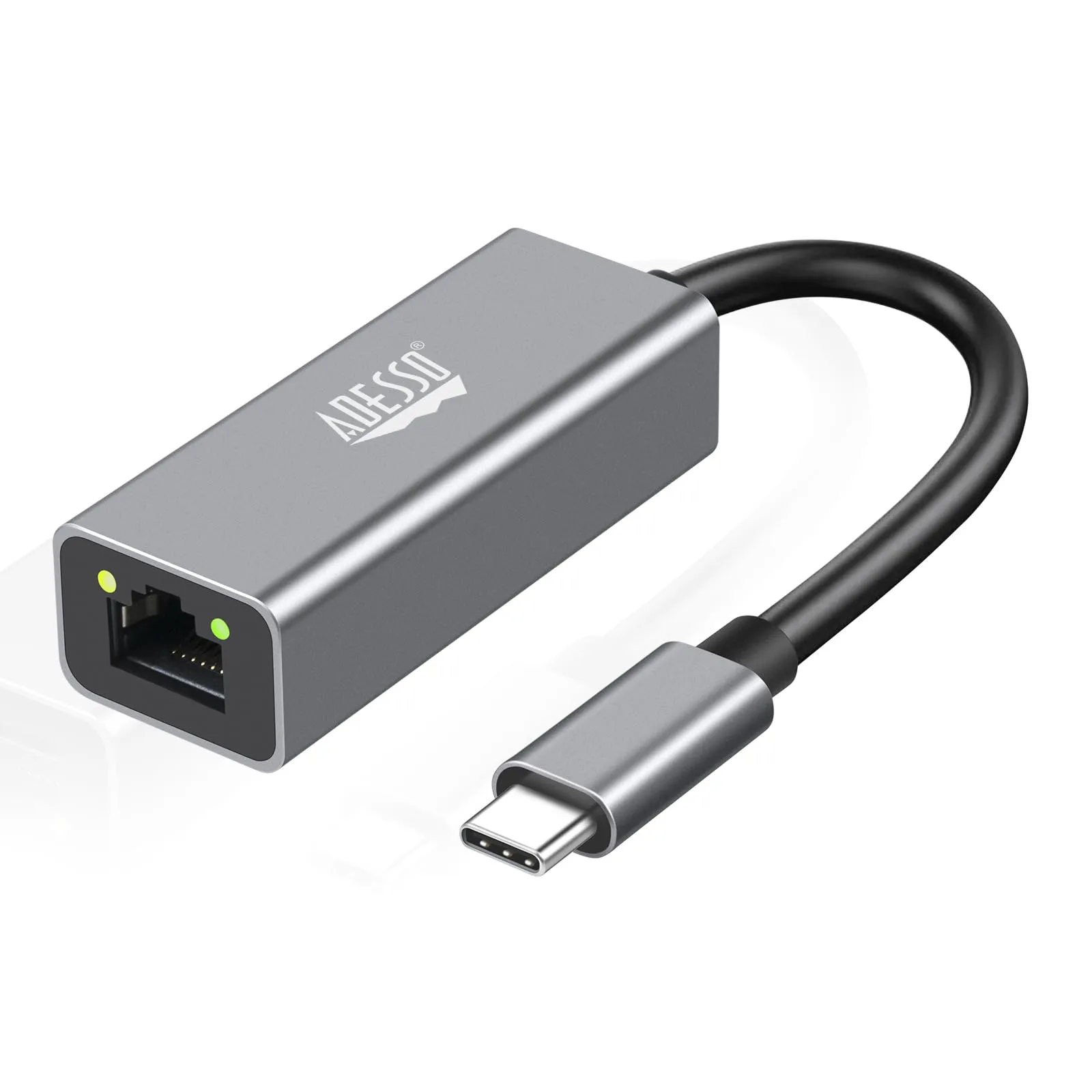 Adesso AUH-5000 — USB-C TO ETHERNET NETWORK ADAPTER (TAA COMPLIANT)