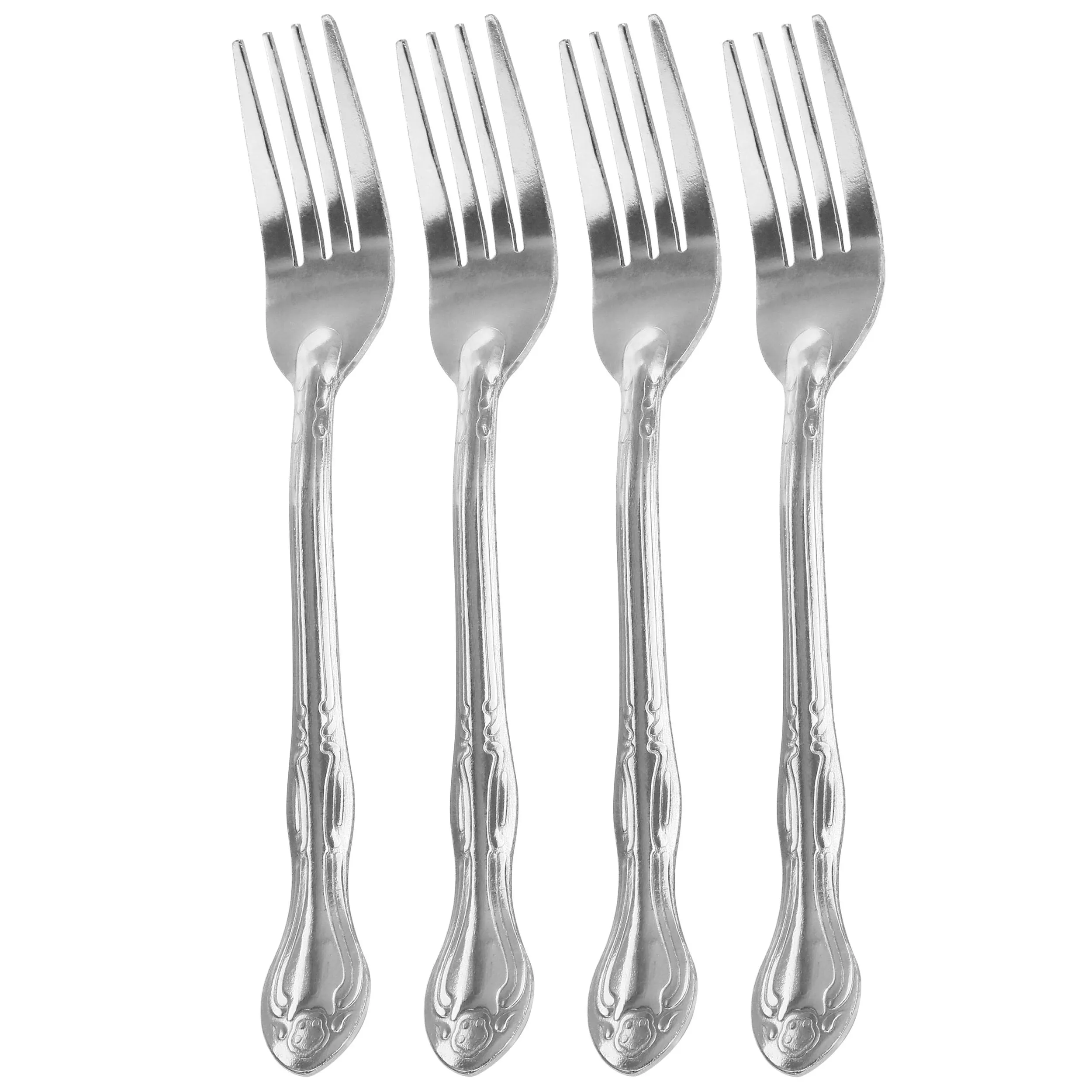 Gibson 53438.04 — Gibson Home Abbie 4 Piece Stainless Steel Dinner Fork Set