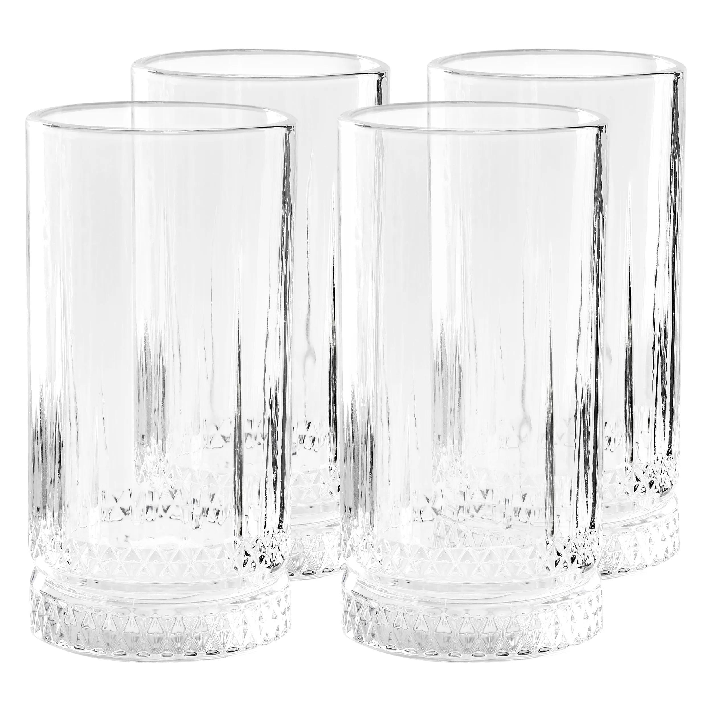 Gibson 142174.04 — Gibson Home Iceberg 16 Ounce Glass Tumbler Set - 4 Pieces