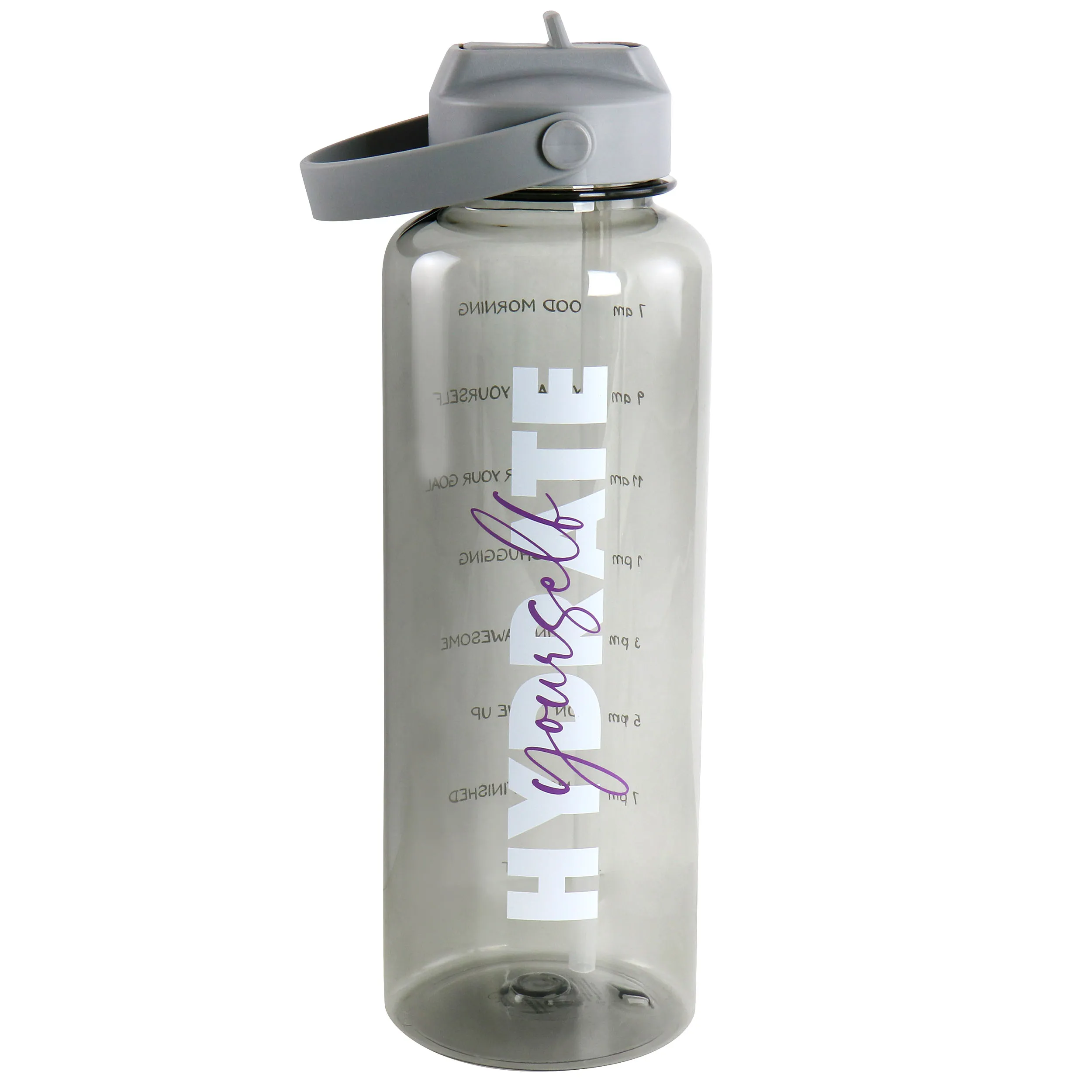Gibson 136614.01GRY — Gibson Home 50oz Motivational Hydration Bottle - Grey