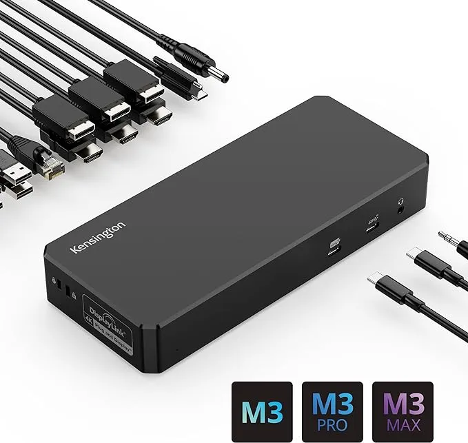 KENSINGTON K33621NA — SD4790-MAC TRIPLE 4K HYBRID DOCK