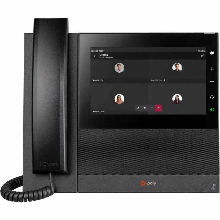 HP 849A8AA#ABA — POLY CCX 600 BUSINESS MEDIA PHONE FOR MICROSOFT TEAMS AND POE-ENABLED GSA/TAA US