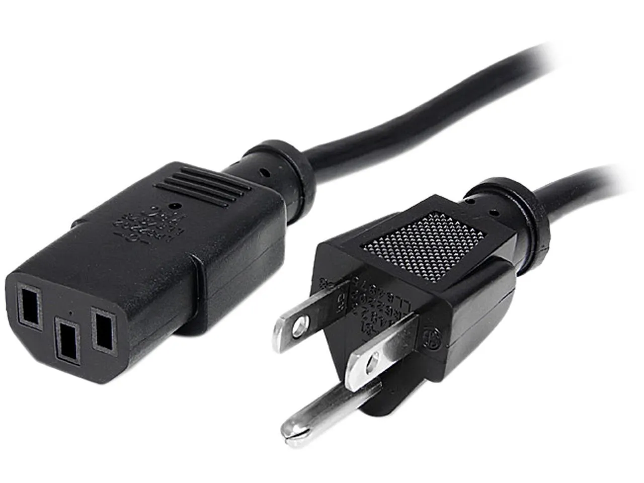 STARTECH PXT101_10 — 10FT (3M) 18AWG FLEXIBLE COMPUTER POWER CORD W/ NEMA 5-15P AND IEC 60320 C13 CON