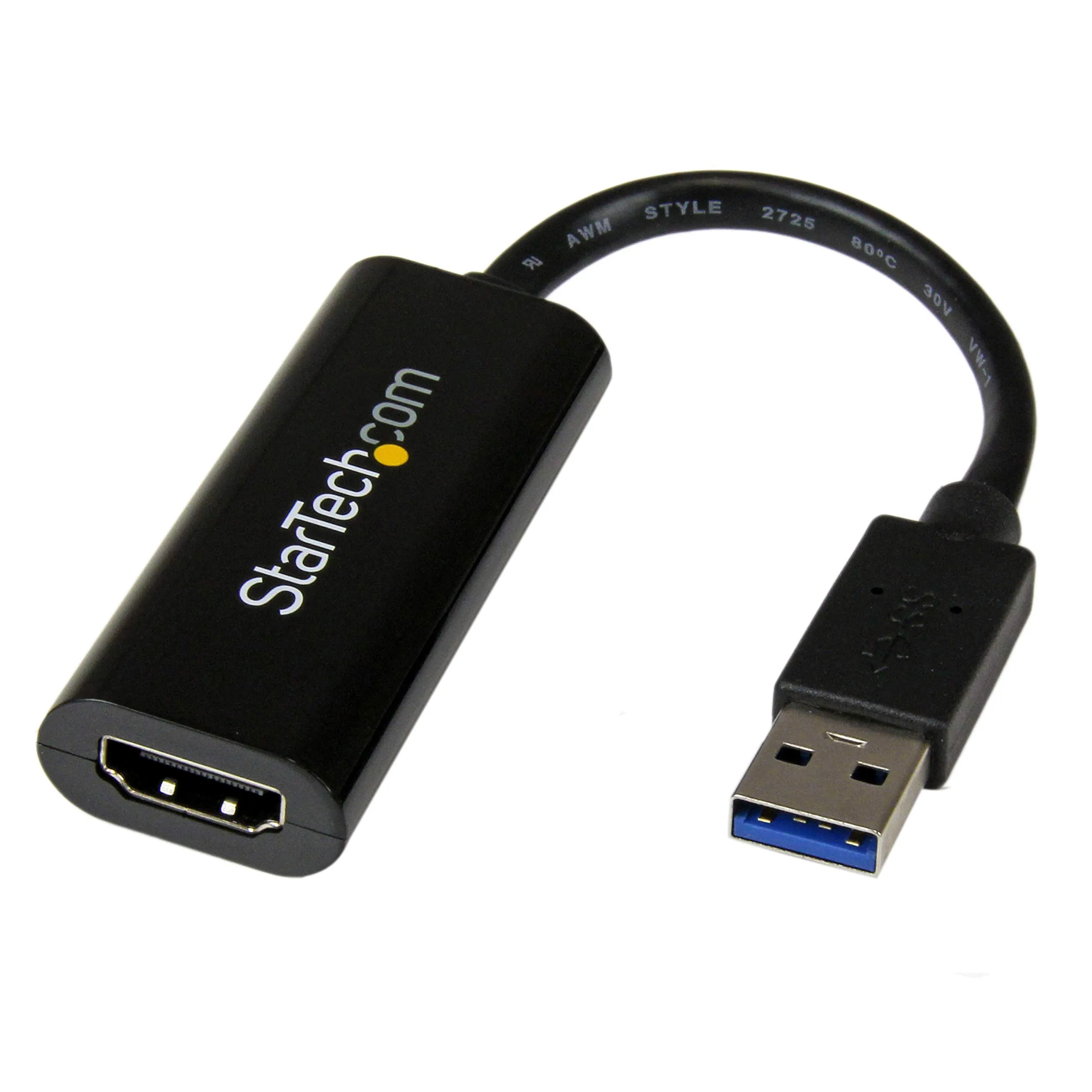 STARTECH USB32HDES — USB 3.0 TO HDMI ADAPTER 1920X1200/1080P/2CH AUDIO - FOR CONNECTING USB TYPE-A CO