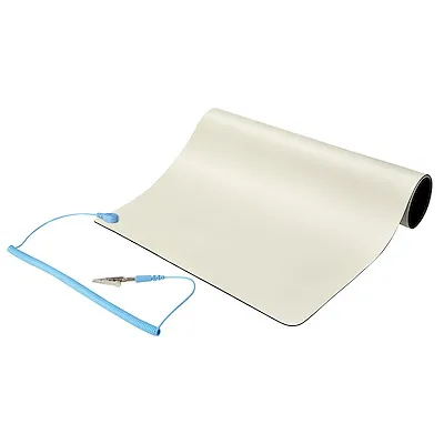 STARTECH SM-ANTI-STATIC-MAT — THE ESD MAT HELPS PREVENT DAMAGE FROM AN ELECTROSTATIC DISCHARGE. THE SIZE OF TH