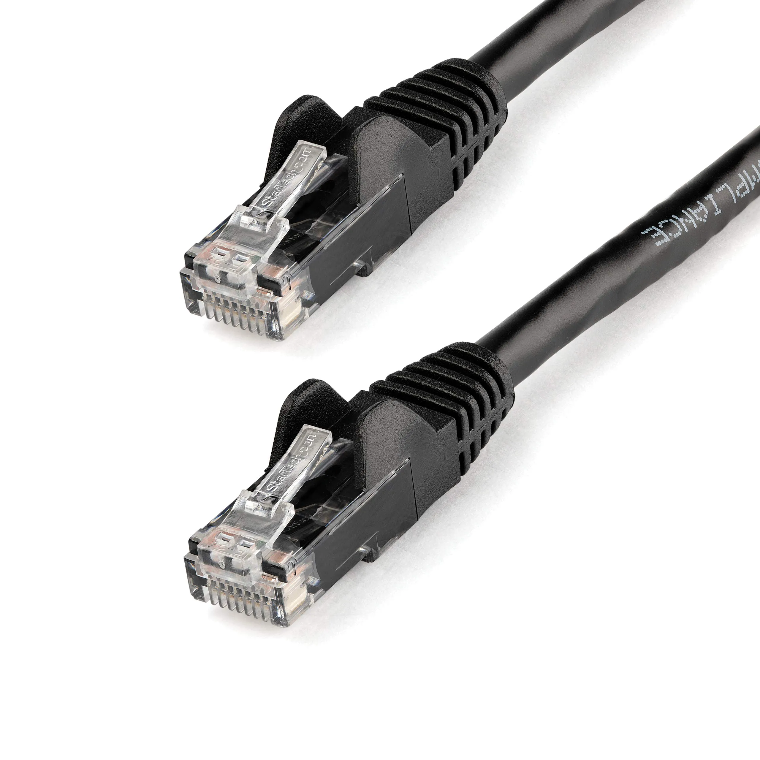 STARTECH N6PATCH2BK — 2FT BLACK CAT6 ETHERNET CABLE DELIVERS MULTI GIGABIT 1/2.5/5GBPS & 10GBPS UP TO
