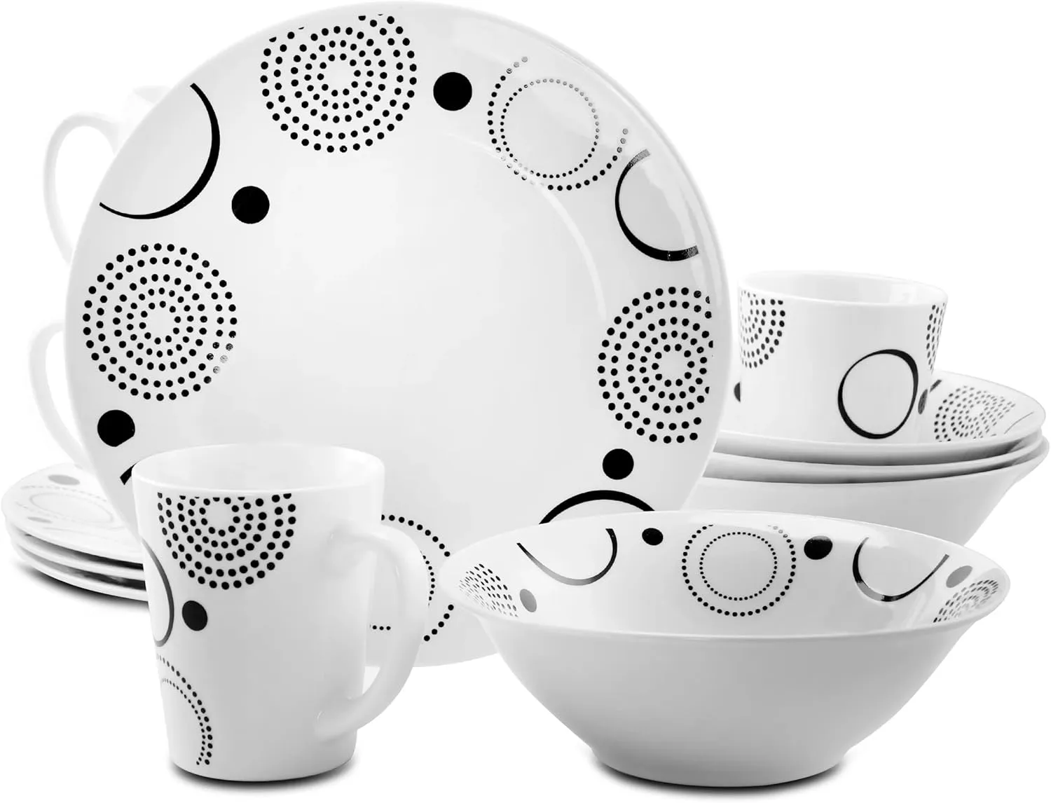 Gibson 94842.12 - Gibson Home Modern Times 12-Piece Dining Set