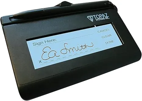 TOPAZ SYSTEMS T-LBK462-HSB-R — TOPAZ SIGNATUREGEM SIGNATURE TERMINAL