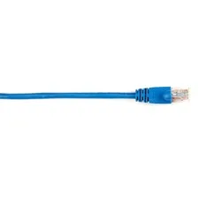 BLACK BOX CORPORATION BBN CAT6PC015BL — Black Box Connect Cat.6 UTP Patch Network Cable - 15 ft Category 6 Network Cable for Network Device - First End: 1 x RJ-45 Network - Male - Second End: 1 x RJ-45 Network - Male - 1 Gbit/s - Patch Cable - Gold Plated Contact - CM - 26 AWG - Blue