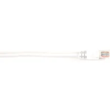 BLACK BOX CORPORATION BBN CAT6PC001WH — Black Box Connect Cat.6 UTP Patch Network Cable - 1 ft Category 6 Network Cable for Network Device - First End: 1 x RJ-45 Network - Male - Second End: 1 x RJ-45 Network - Male - 1 Gbit/s - Patch Cable - Gold Plated Contact - CM - 26 AWG - White