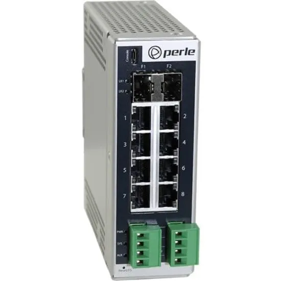 PERLE SYSTEMS 07017280 - IDS-710HP-XT MANAGED POE SWITCH