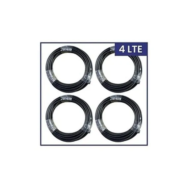 PARSEC TECHNOLOGIES PC4004L50NM — LMR400 Cable Kit - 4-in-1 Antenna with 50 ft Length