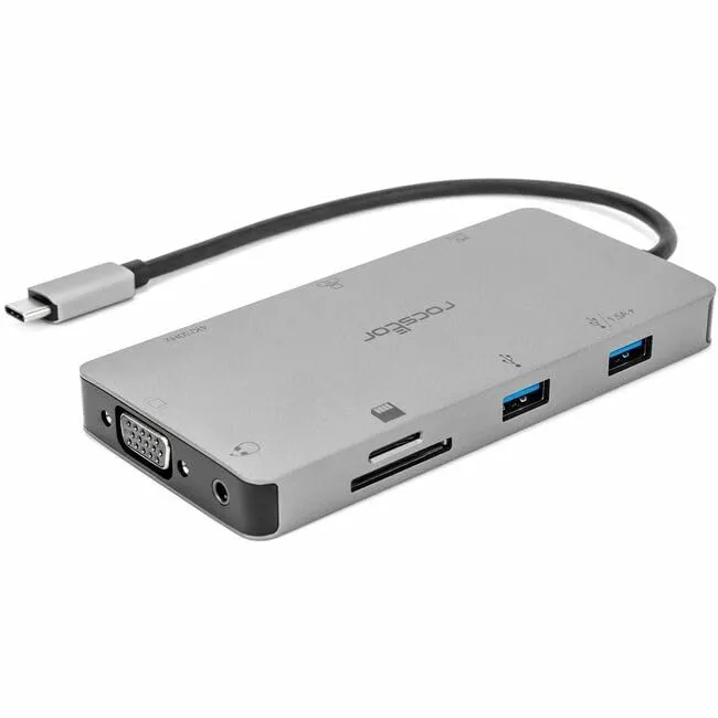 ROCSTOR Y01H01-AG - USB-C MULTIPORT HUB ADAPTER