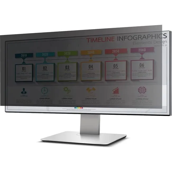 ROCSTOR PV0031-B1 — PRIVACYVIEW 34IN ULTRA-WIDESCREEN LANDSCAPE MONITOR PRIVACY SCREEN FILTER -34 IN