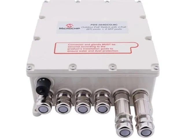 MICROCHIP PDS-204GCO/AC — Microchip PDS-204GCO Outdoor PoE Switch