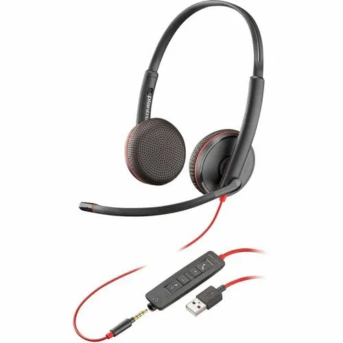 HP 8M3Y5AA#ABA - Poly Blackwire 3225 Stereo USB-A Headset