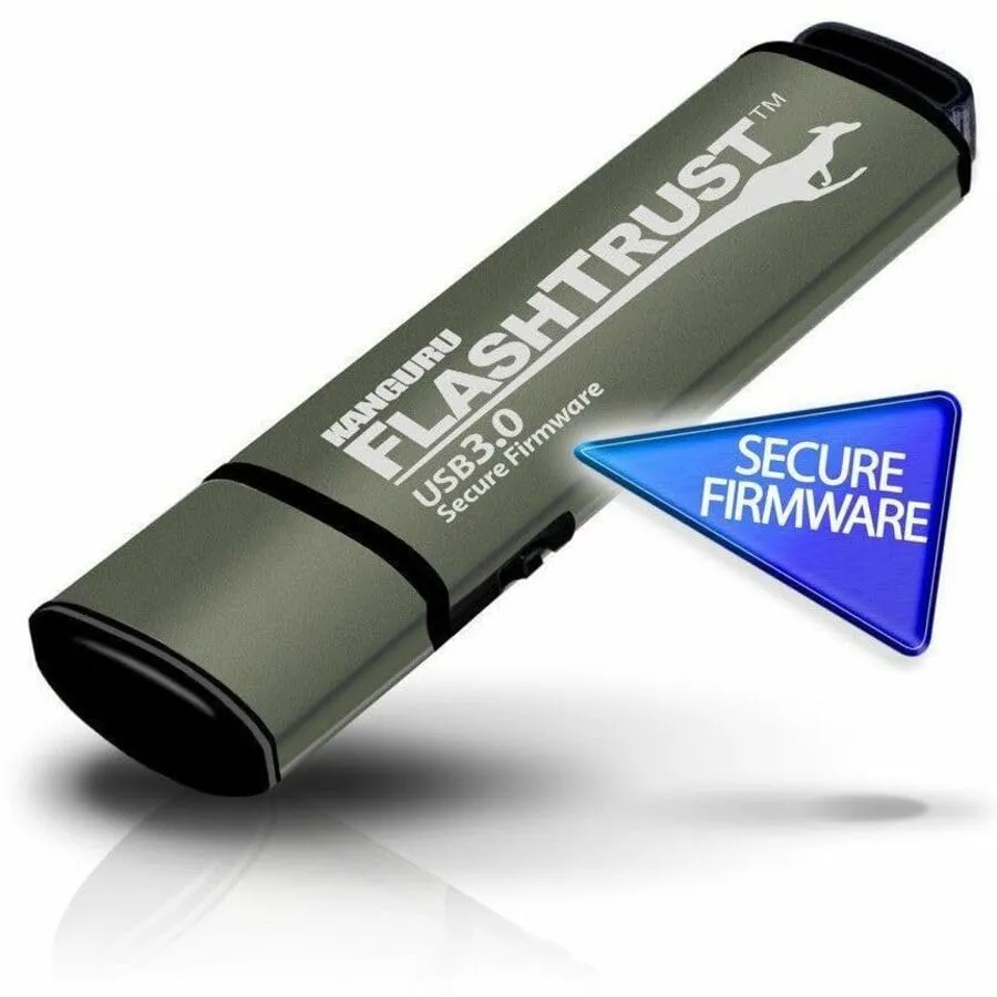 KANGURU WP-KFT3-512G - 512GB USB 3.0 Secure Flash Drive with Write Protection