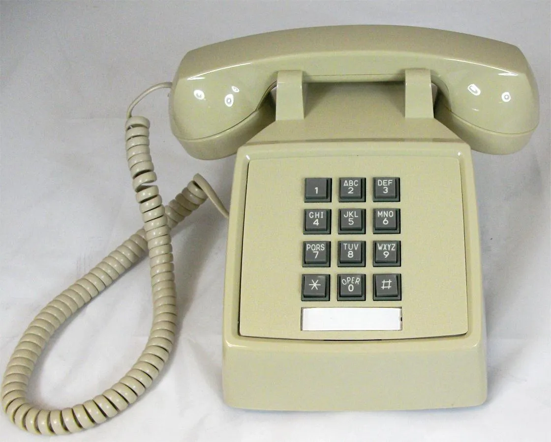 Cortelco ITT-2500-VOE-57MD — Cortelco 2500 Message Waiting Phone - Ash Color