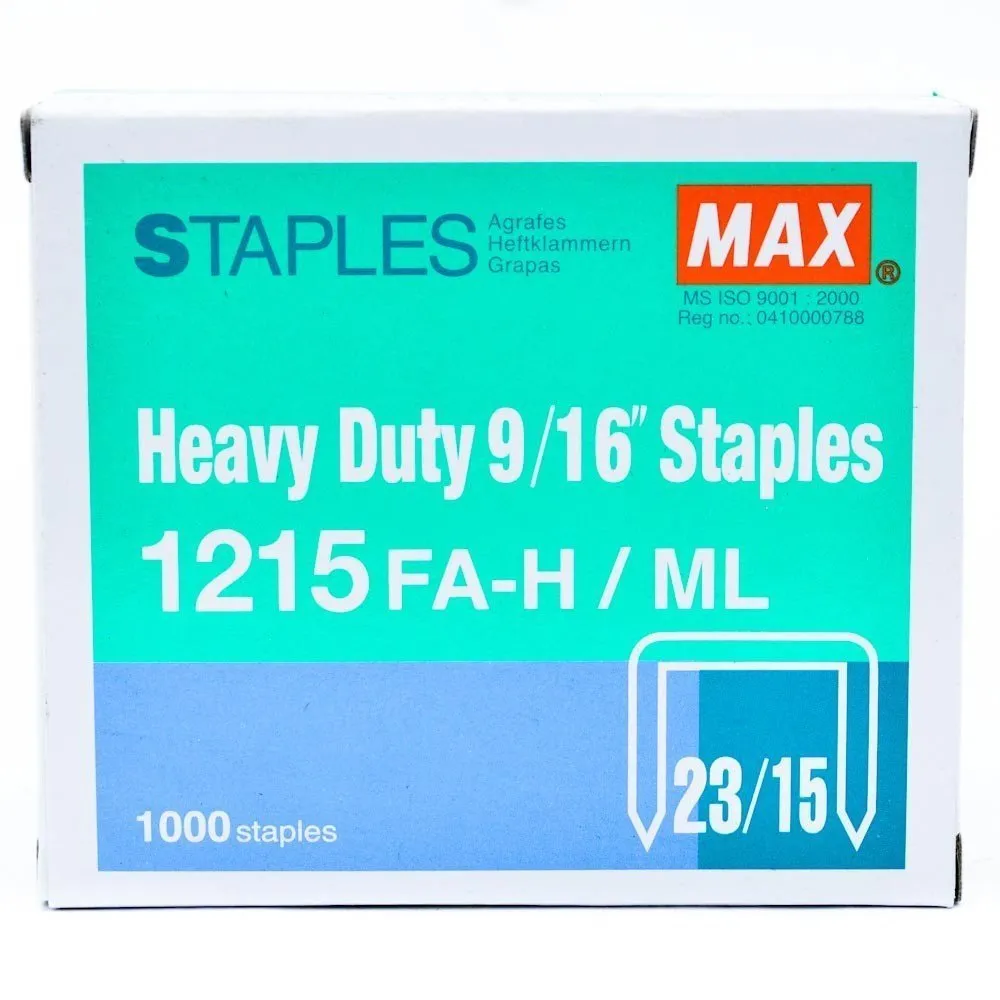 MAX USA MXB1215FAH — MAX HD-12F FLAT CLINCH