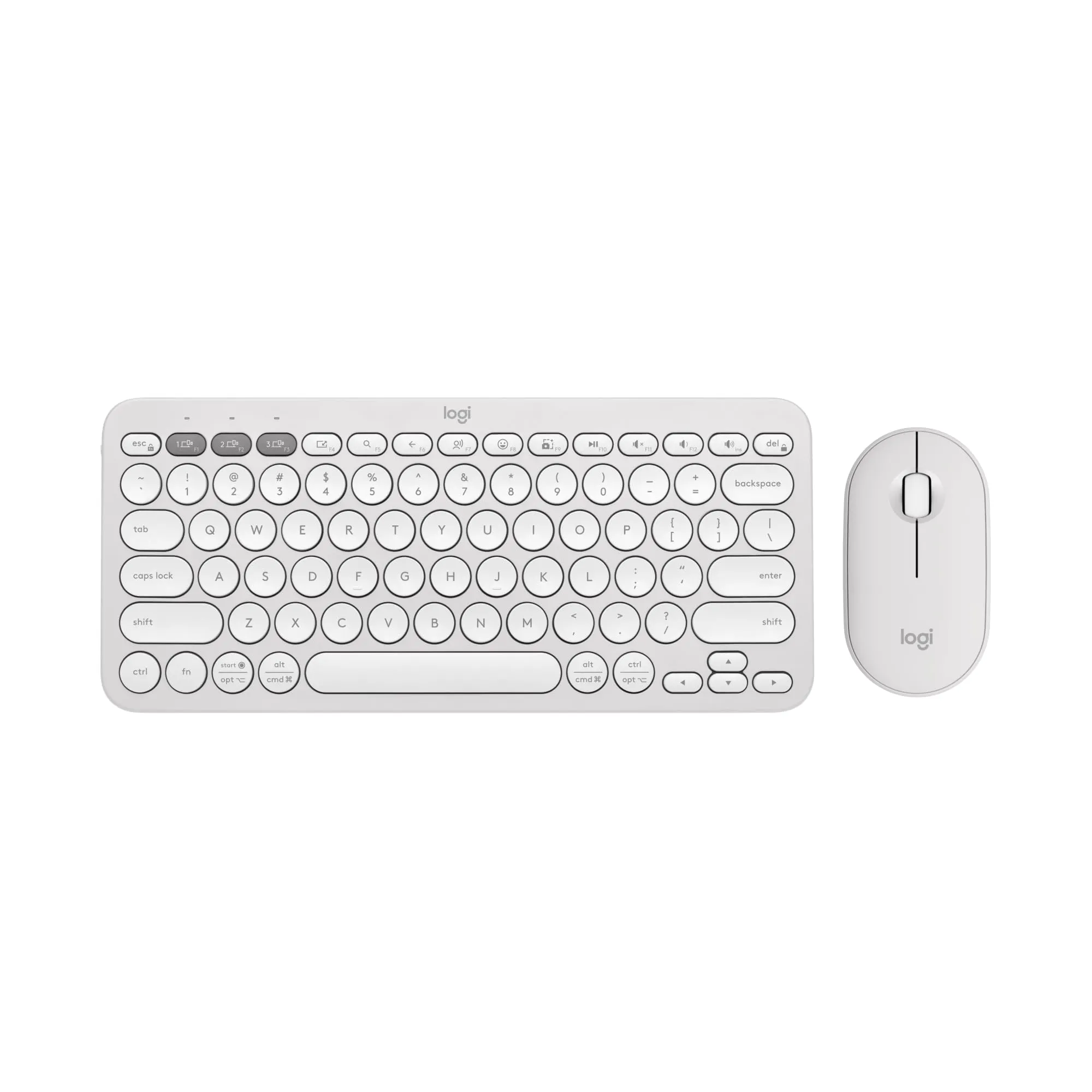 Logitech 920-012198 — PEBBLE 2 COMBO - TONAL WHITE - UNIVERSAL - US