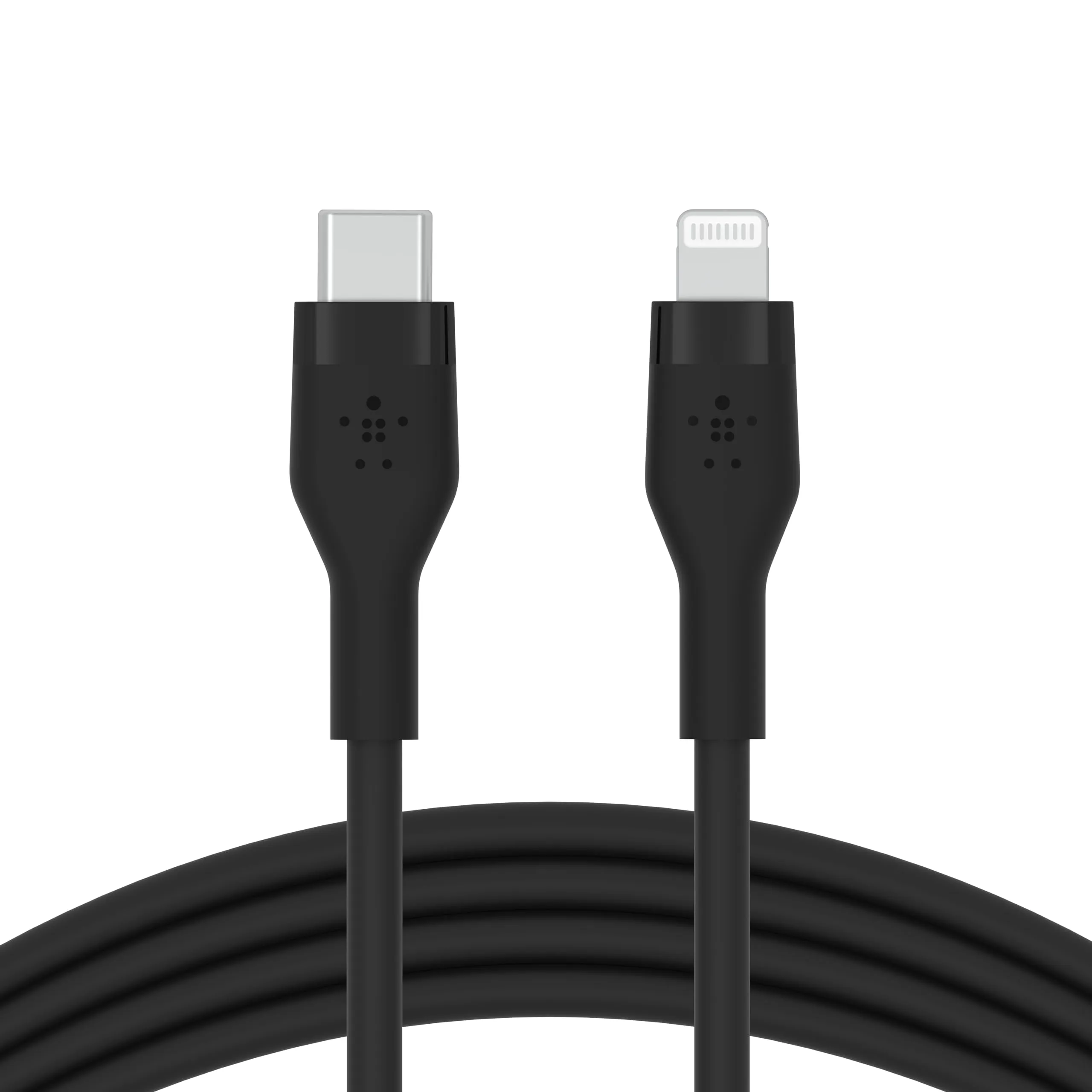 Belkin CAA009bt1MBK — 1M USB-C to LTG Cable - Black Durable Silicone