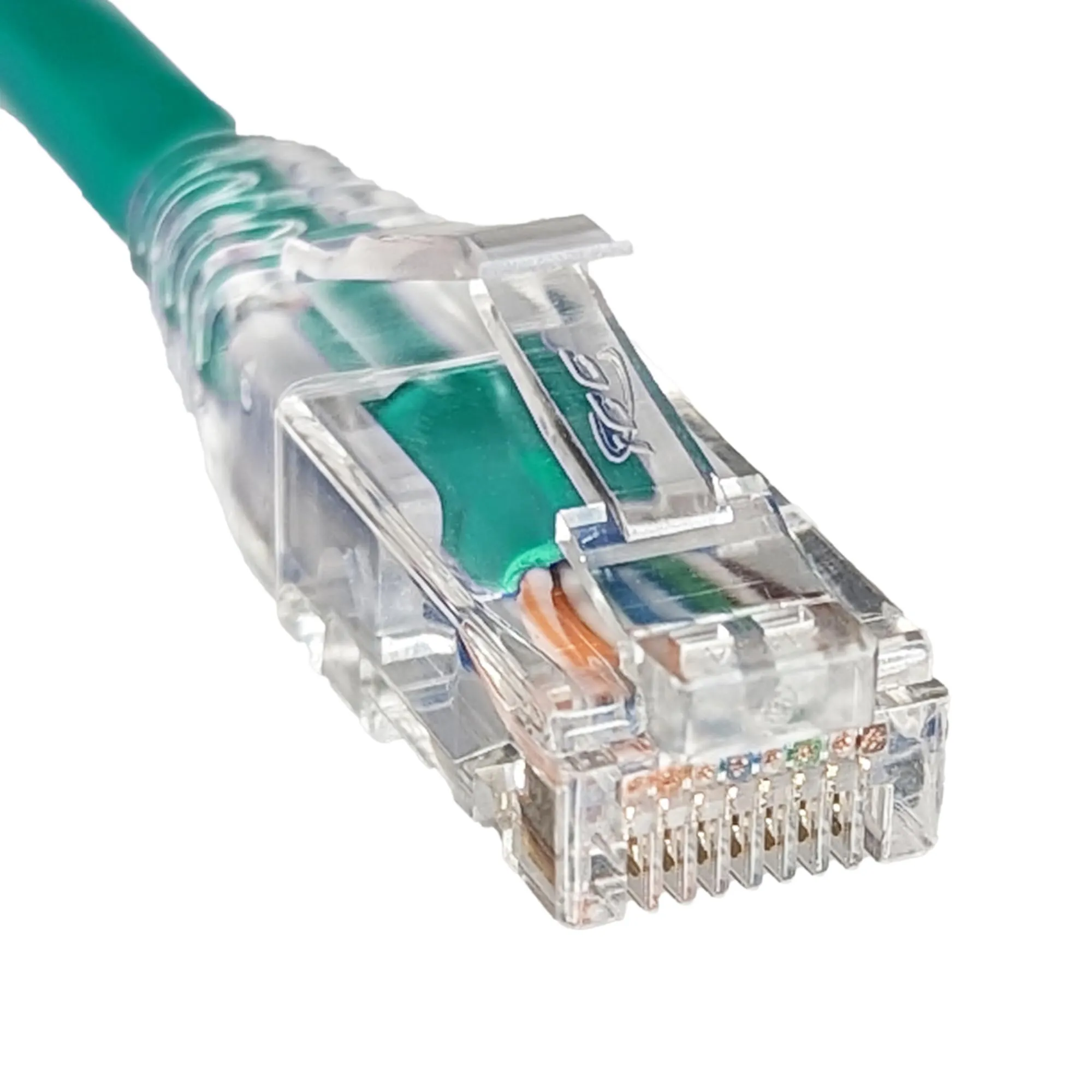 Cablesys ICC-ICPCST05GN — 5 Foot Green CAT6 Patch Cord with Clear Boot