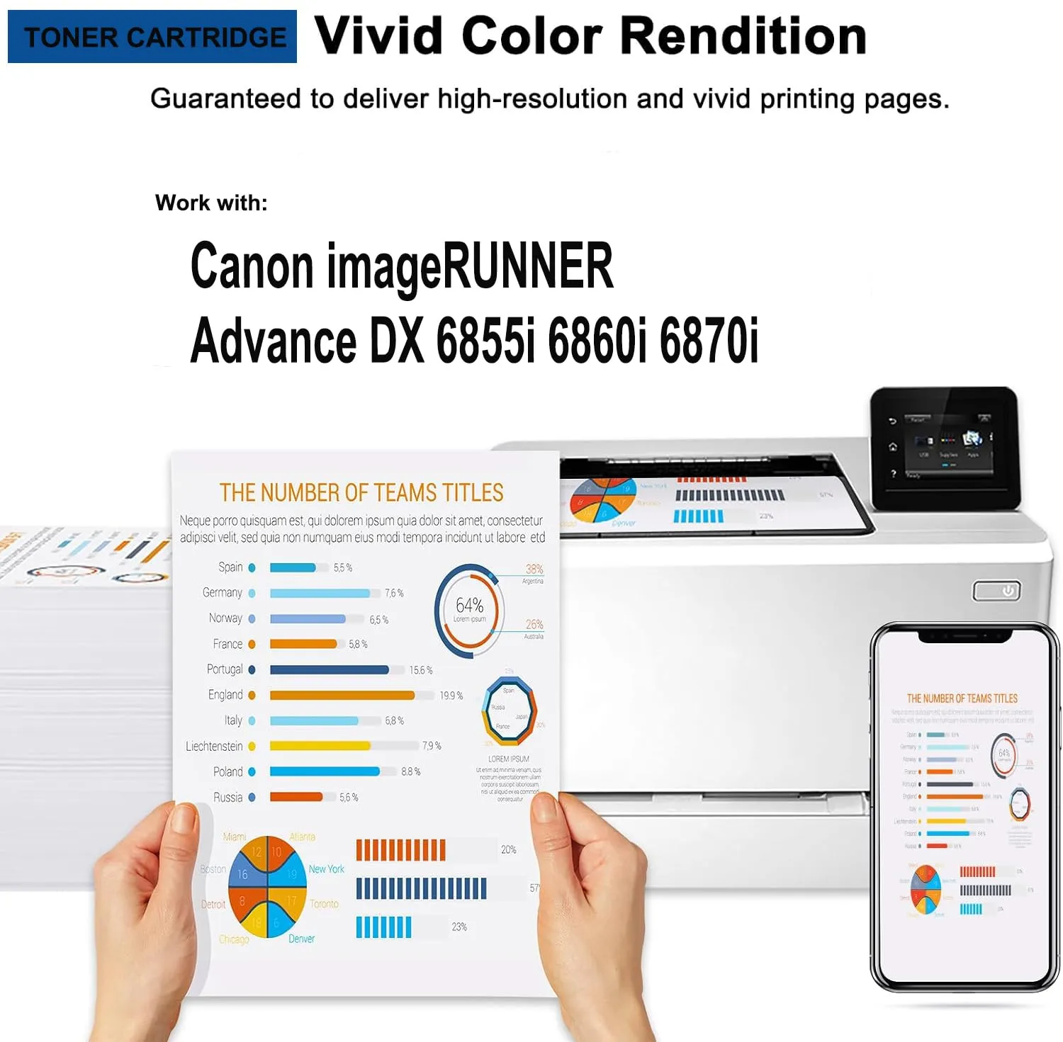 CANON 4766C003 — Canon imageRUNNER 6855i Multifunction Printer