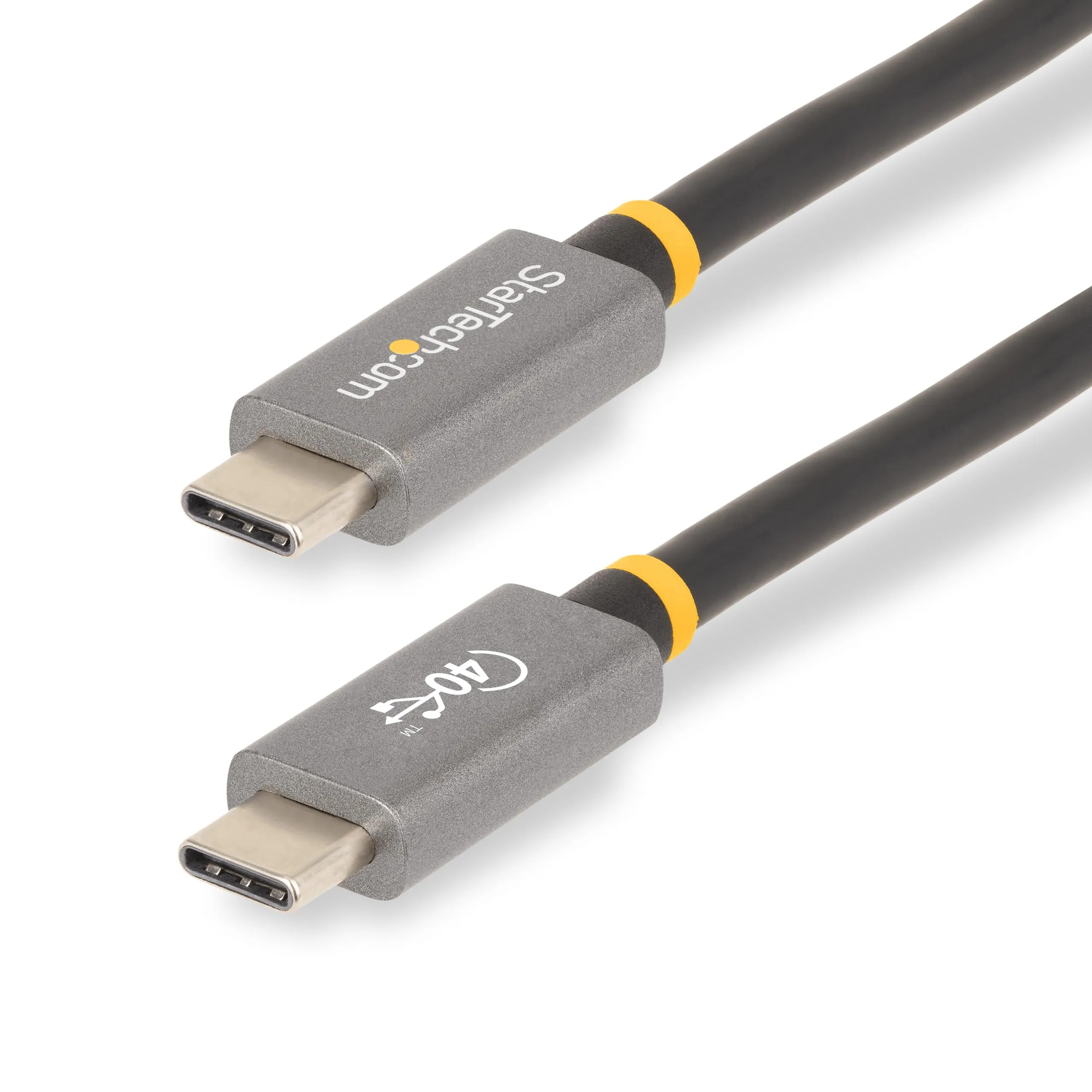 STARTECH CC1M-40G-USB-CABLE — 3FT (1M) USB4 CABLE, USB-IF CERTIFIED USB-C CABLE, 40 GBPS, 100W, 8K 60HZ, COMPA