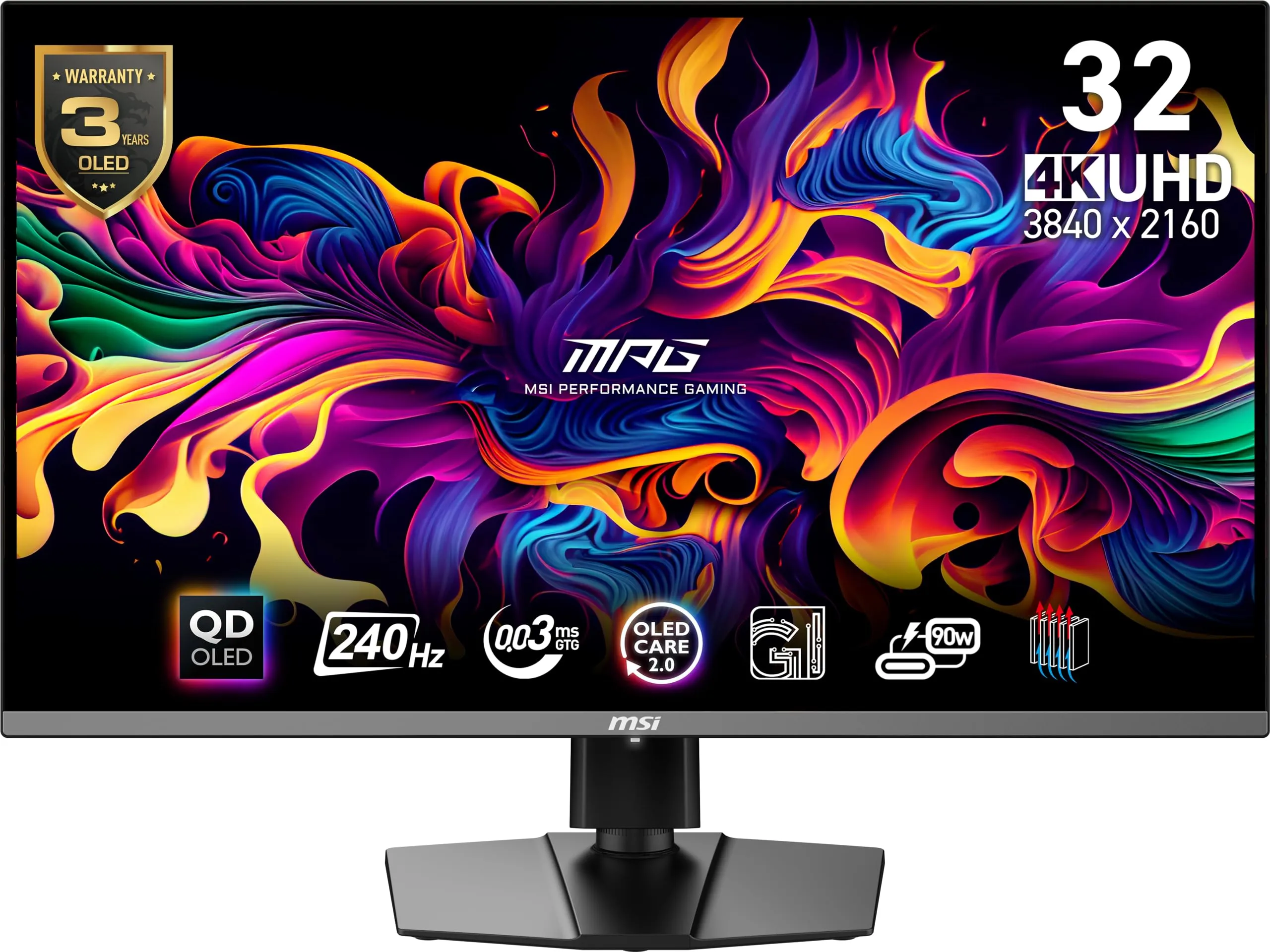 MSI MPG321URXQDOLED — MPG 321URX 32-Inch QD-OLED Gaming Monitor