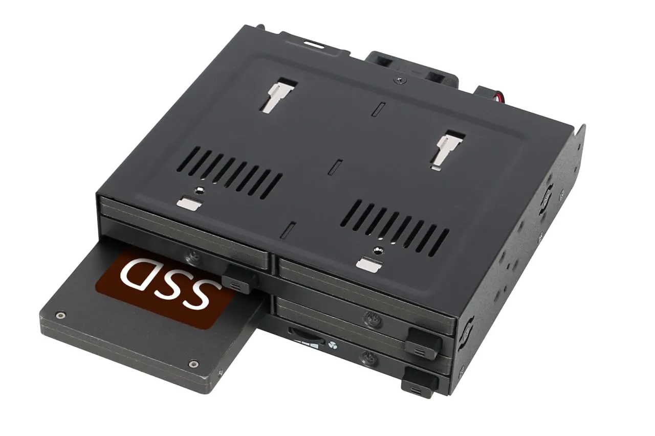 Icy Dock MB014SP-B R1 — FLEXIDOCK 4 Bay 2.5 Inch SATA/SAS Docking Station