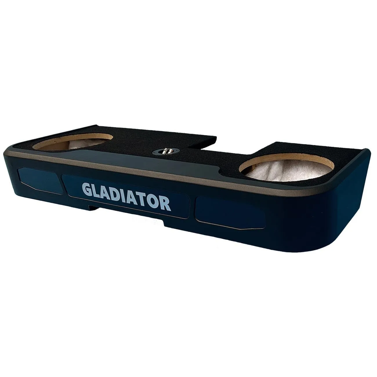 Qpower QLGLADIATOR10 — QPower QLuxe Dual 10" Sealed Subwoofer Box for Jeep Gladiator