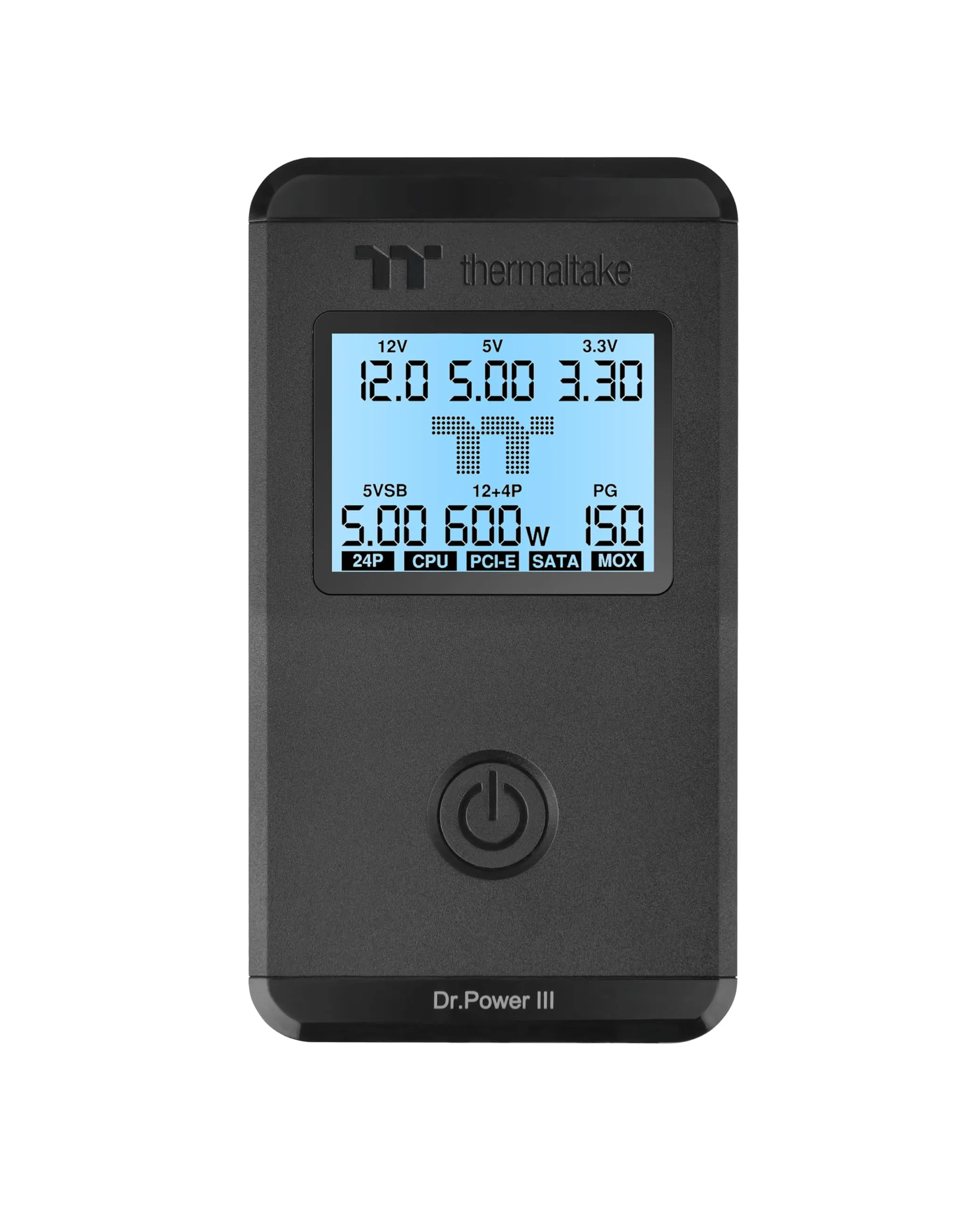 Thermaltake AC-069-OO1NAN-A1 — Advanced Dr. Power III ATX PSU Tester & Monitor
