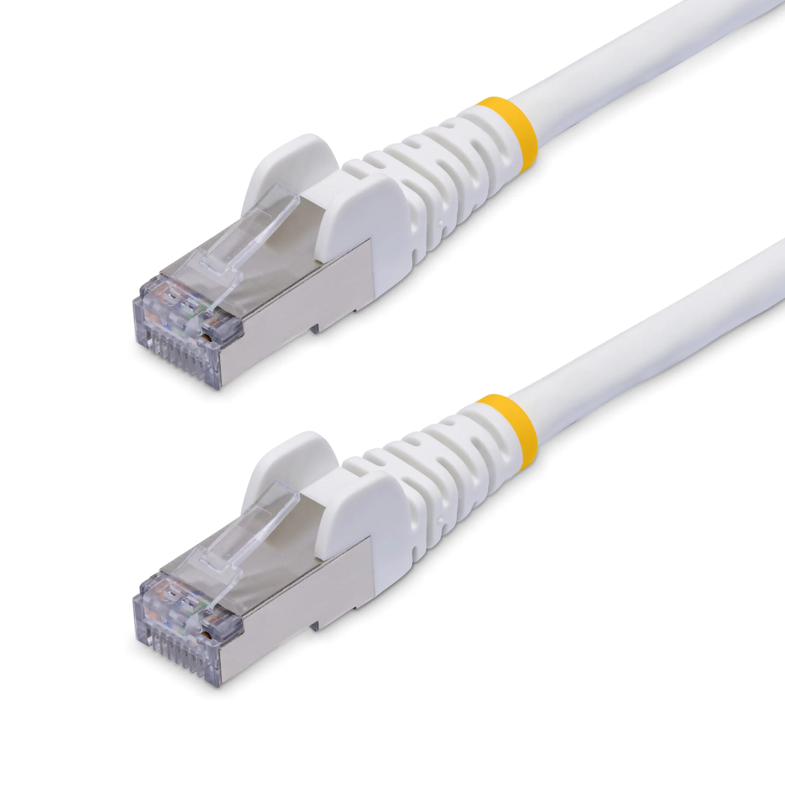 STARTECH NLWH-50F-CAT8-PATCH — 50FT WHITE CAT8 ETHERNET CABLE, SNAGLESS RJ45, 25G/40G, 2000MHZ, 100W POE, S/FTP