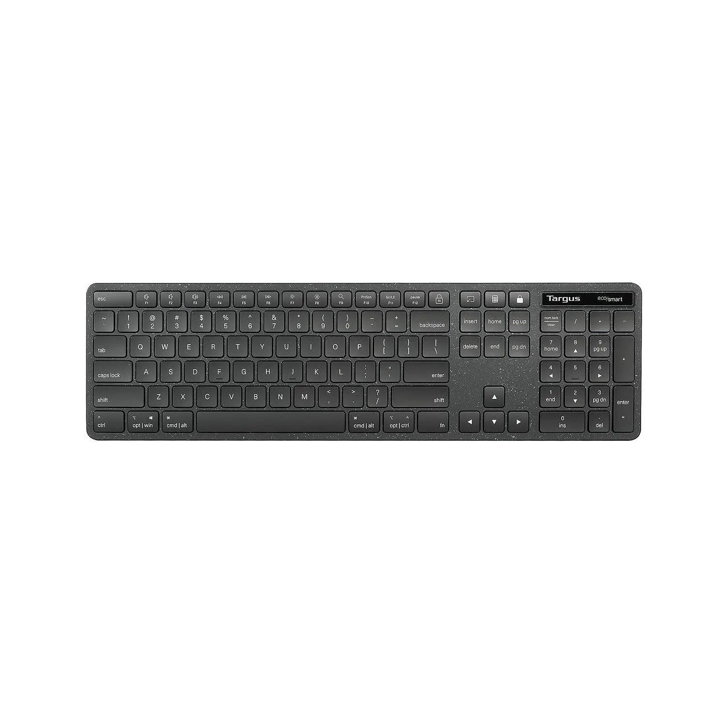 Targus AKB873US — SUSTAINABLE WIRELESS KEYBOARDFULL-SIZE WIRELESS ECOSMART KEYBOARD BLACK
