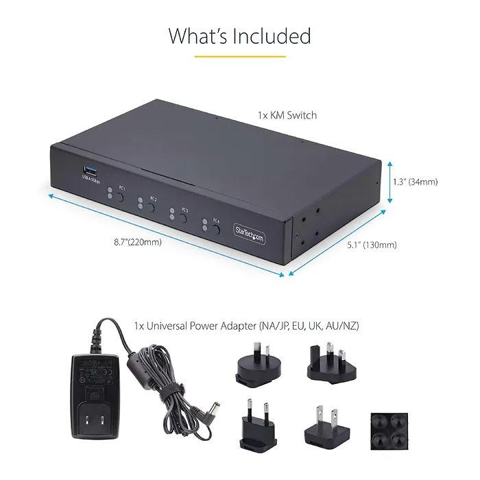 STARTECH-P4A20132-KM-SWITCH