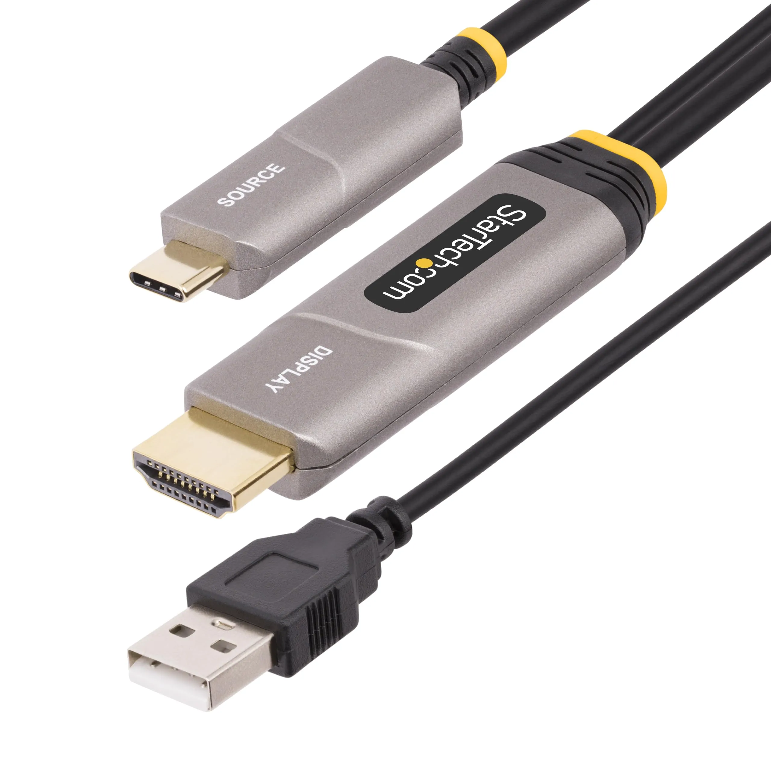 STARTECH 145B-USBC-HDMI4K-AOC — 30FT (9.15M) USB-C TO HDMI 2.0 ACTIVE OPTICAL CABLE (AOC), 4K 60HZ, CL3 RATED, U