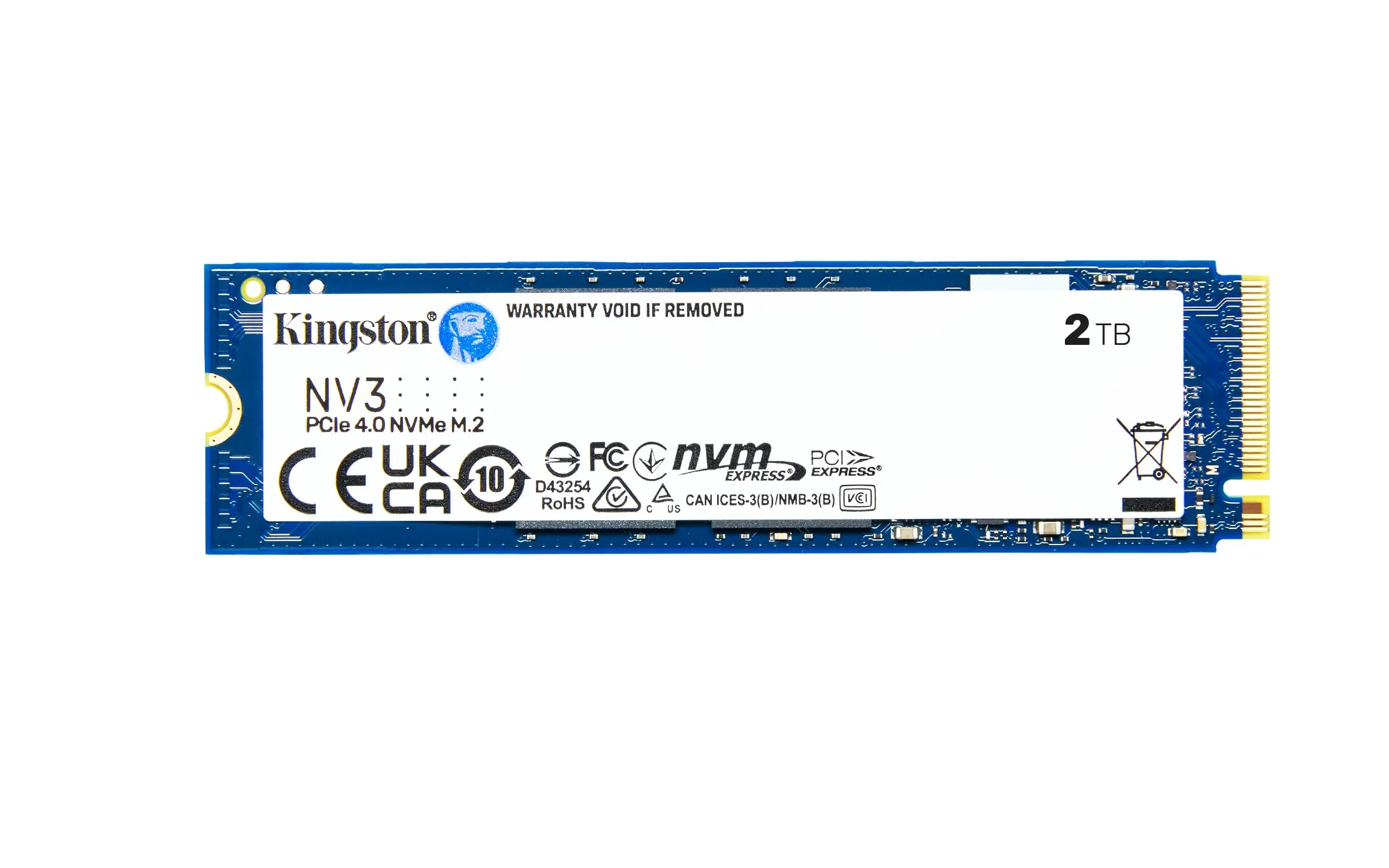 KINGSTON SNV3S/2000G — 2000G NV3 M.2 2280 PCIE 4.0 NVME SSD